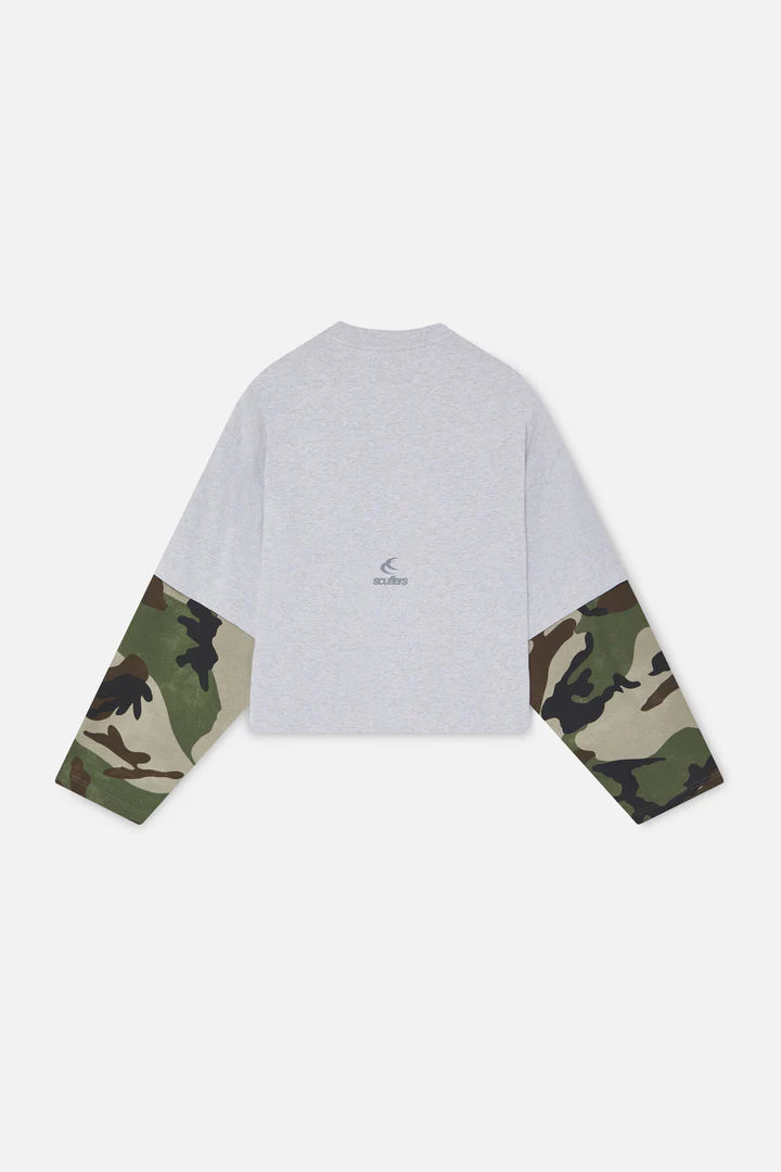 Scuffers New Kurtis Grey Melange Long sleeve