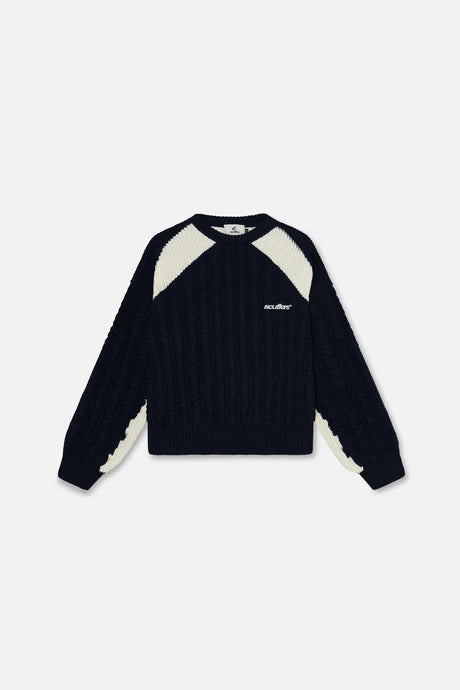 Scuffers Essex Navy Knit