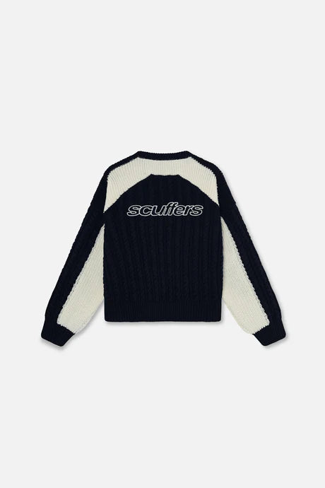 Scuffers Essex Navy Knit