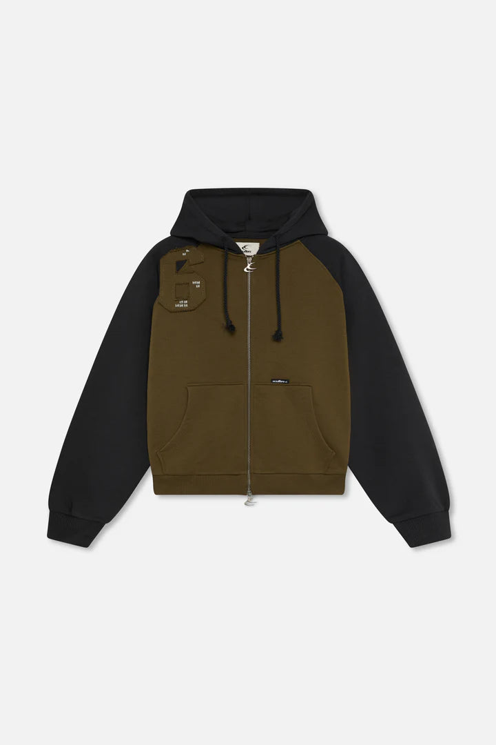 Scuffers Inside Green Zipper