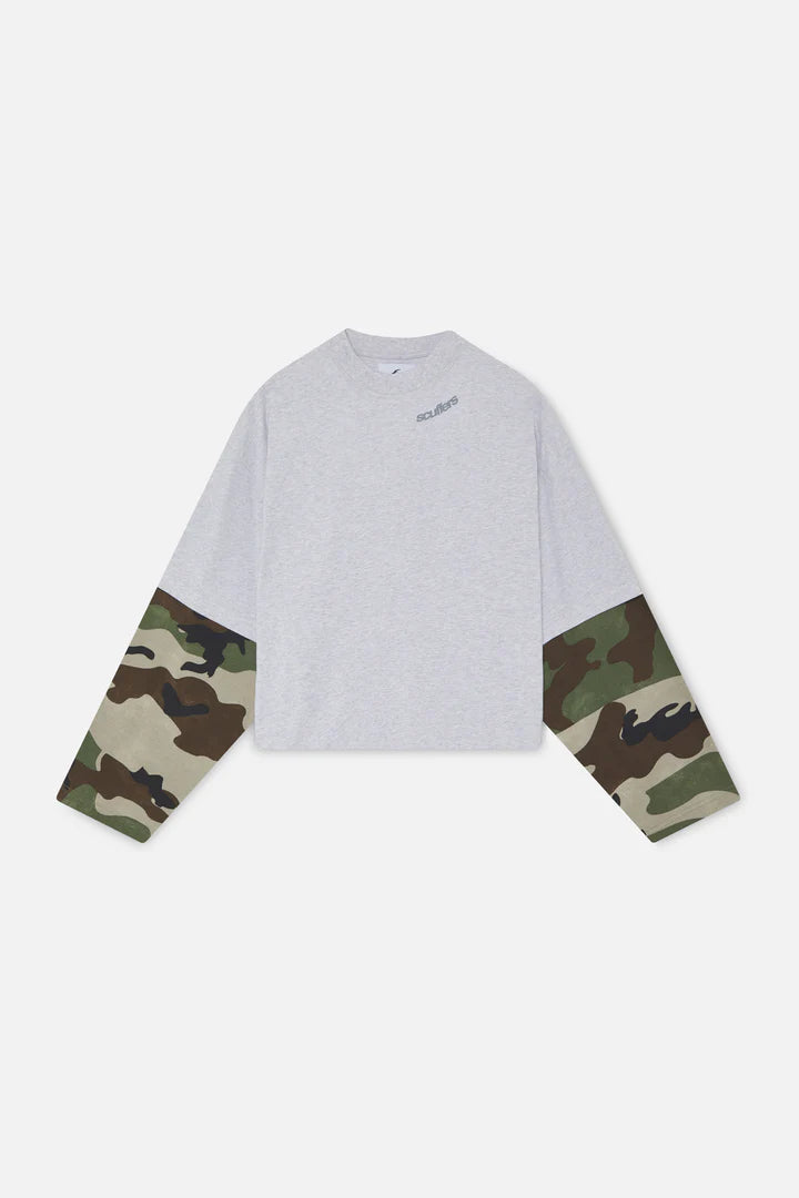 Scuffers New Kurtis Grey Melange Long sleeve