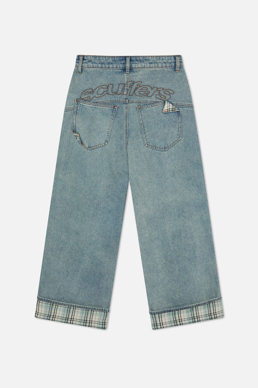 Scuffers Oak Light Blue Pants
