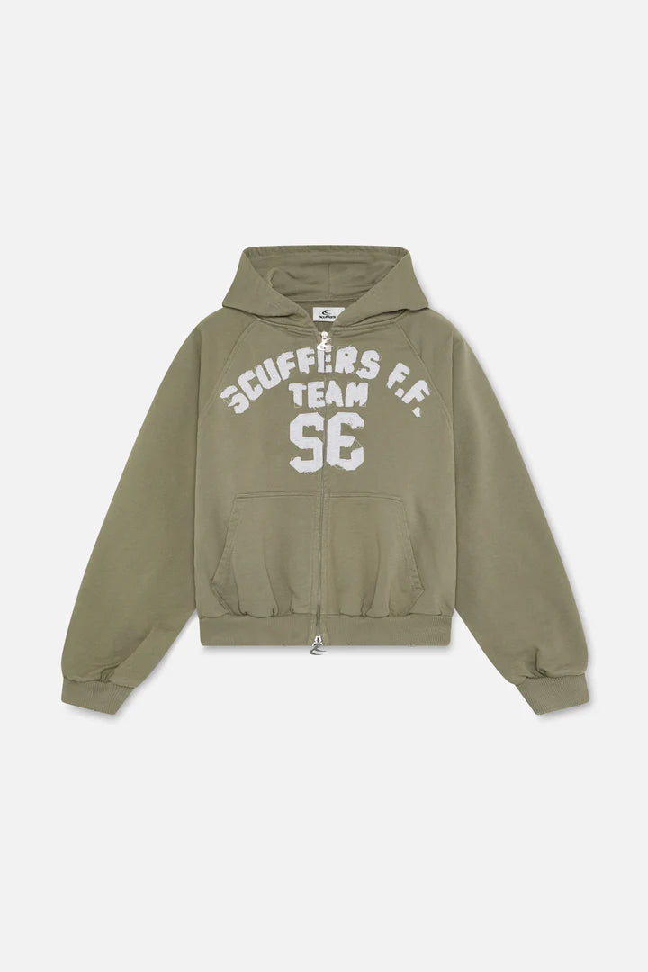 Scuffers Omega Green Zipper