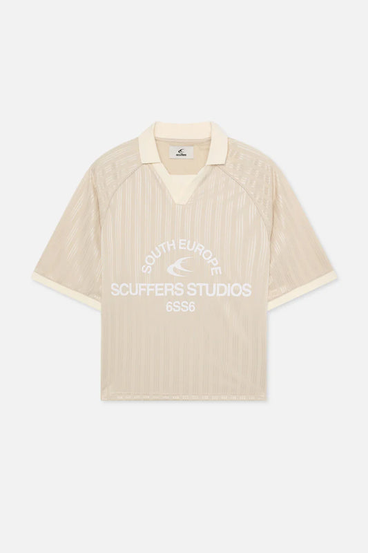 Scuffers Rising Ecru Football T-Shirt