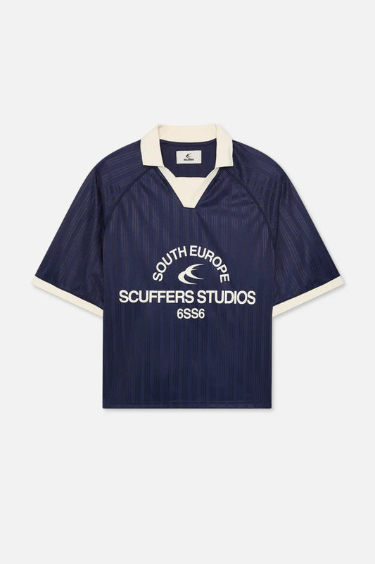 Scuffers Rising Navy Football T-Shirt