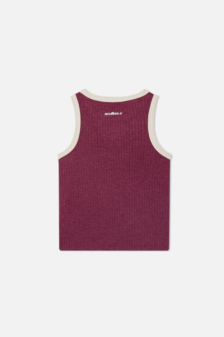 Scuffers Sport Burgundy Tank Top