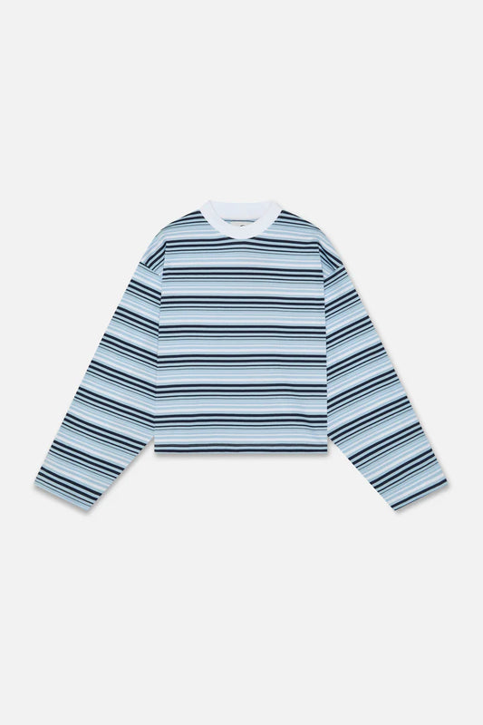 Scuffers Sport Tech Navy Striped Long sleeve