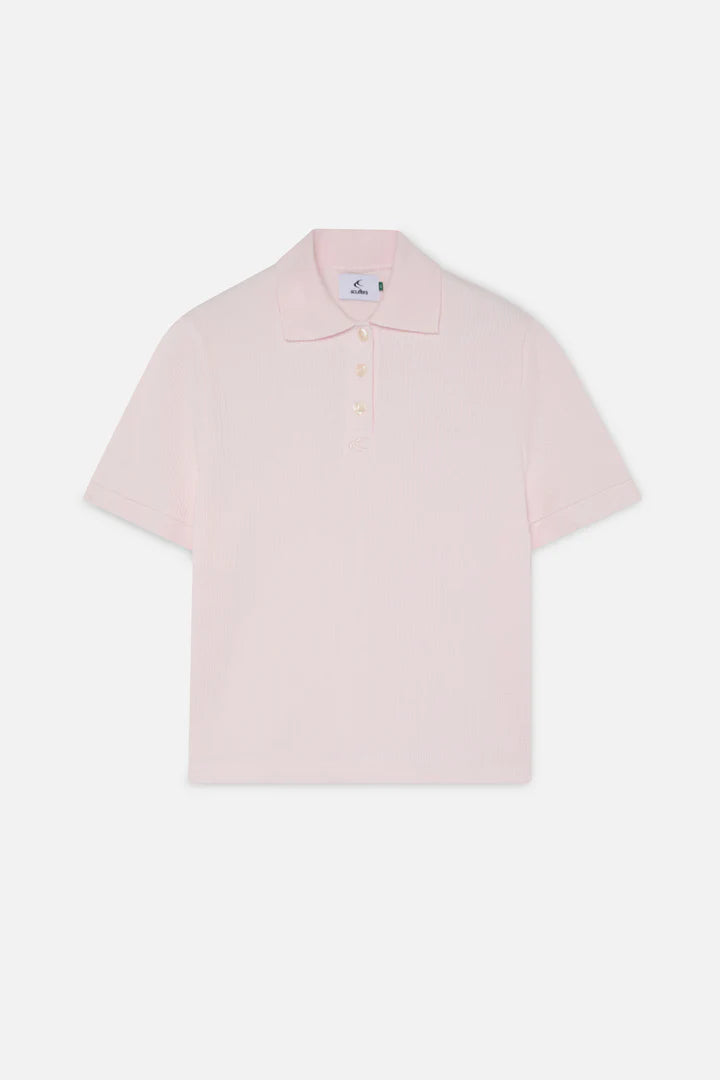 Scuffers Waffle Pink Polo