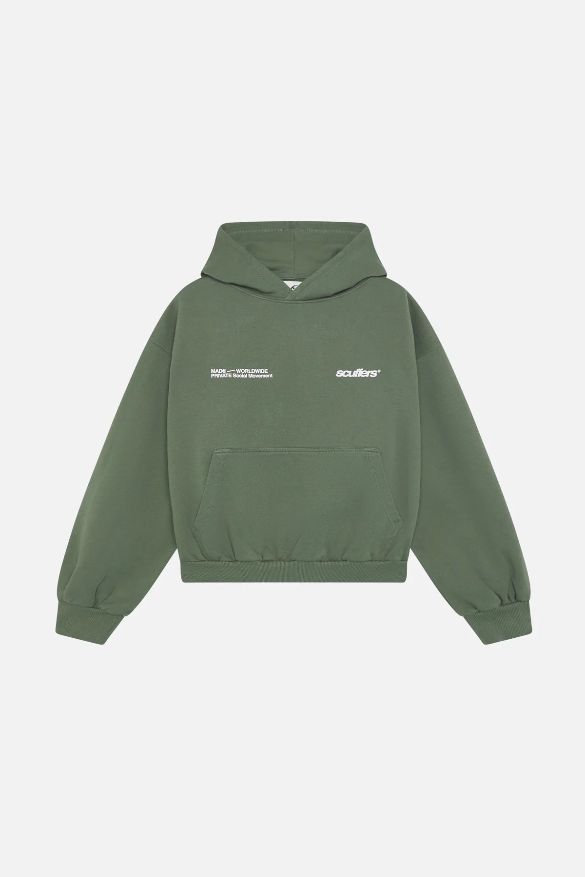 Scuffers Worldwide Green Hoodie