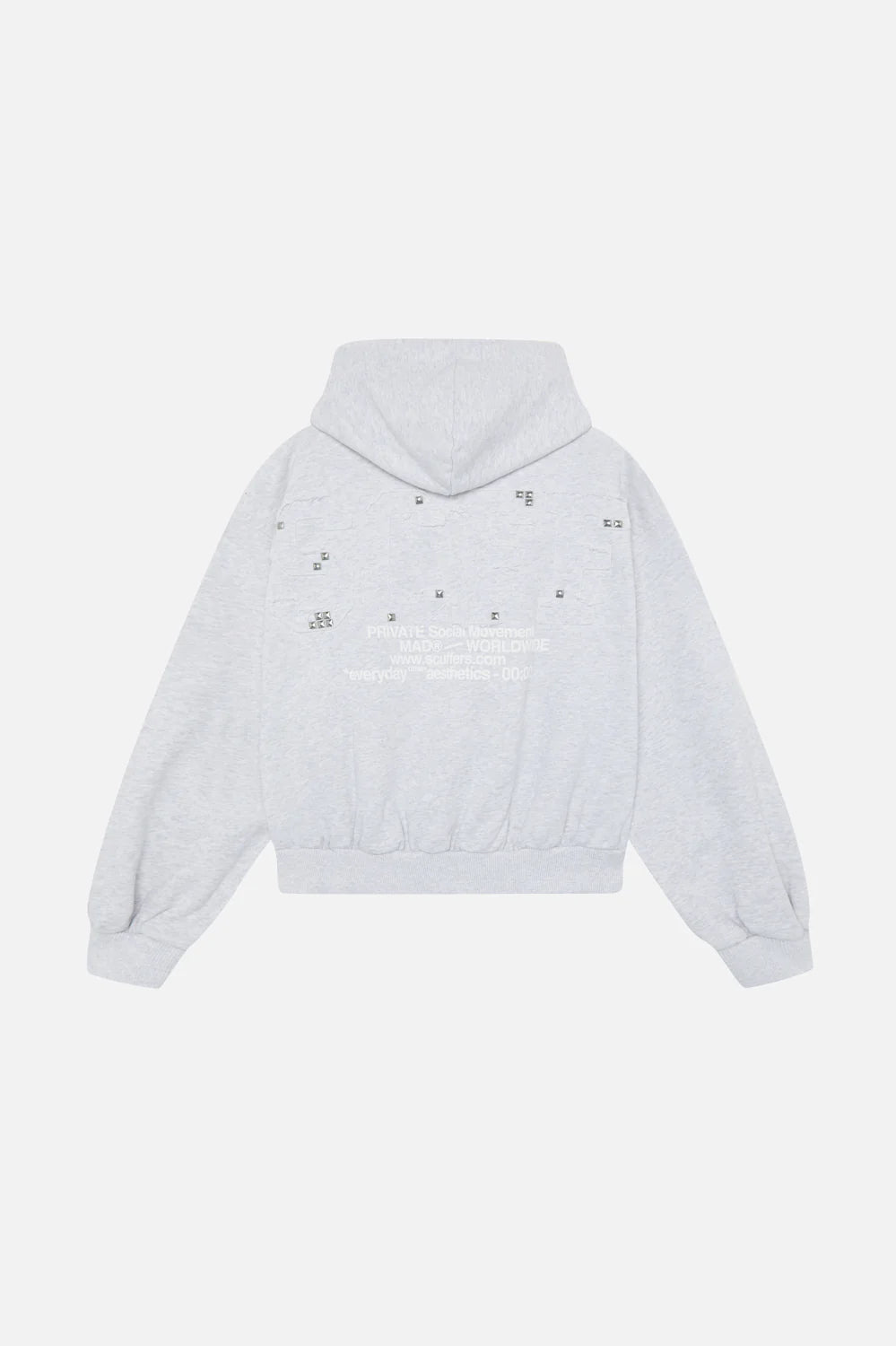 Scuffers Worldwide Grey Melange Hoodie